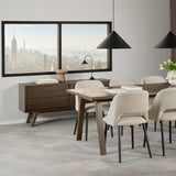 A-Line Sideboard with 4 Drawers and Sliding Door