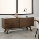 A-Line Sideboard with 4 Drawers and Sliding Door
