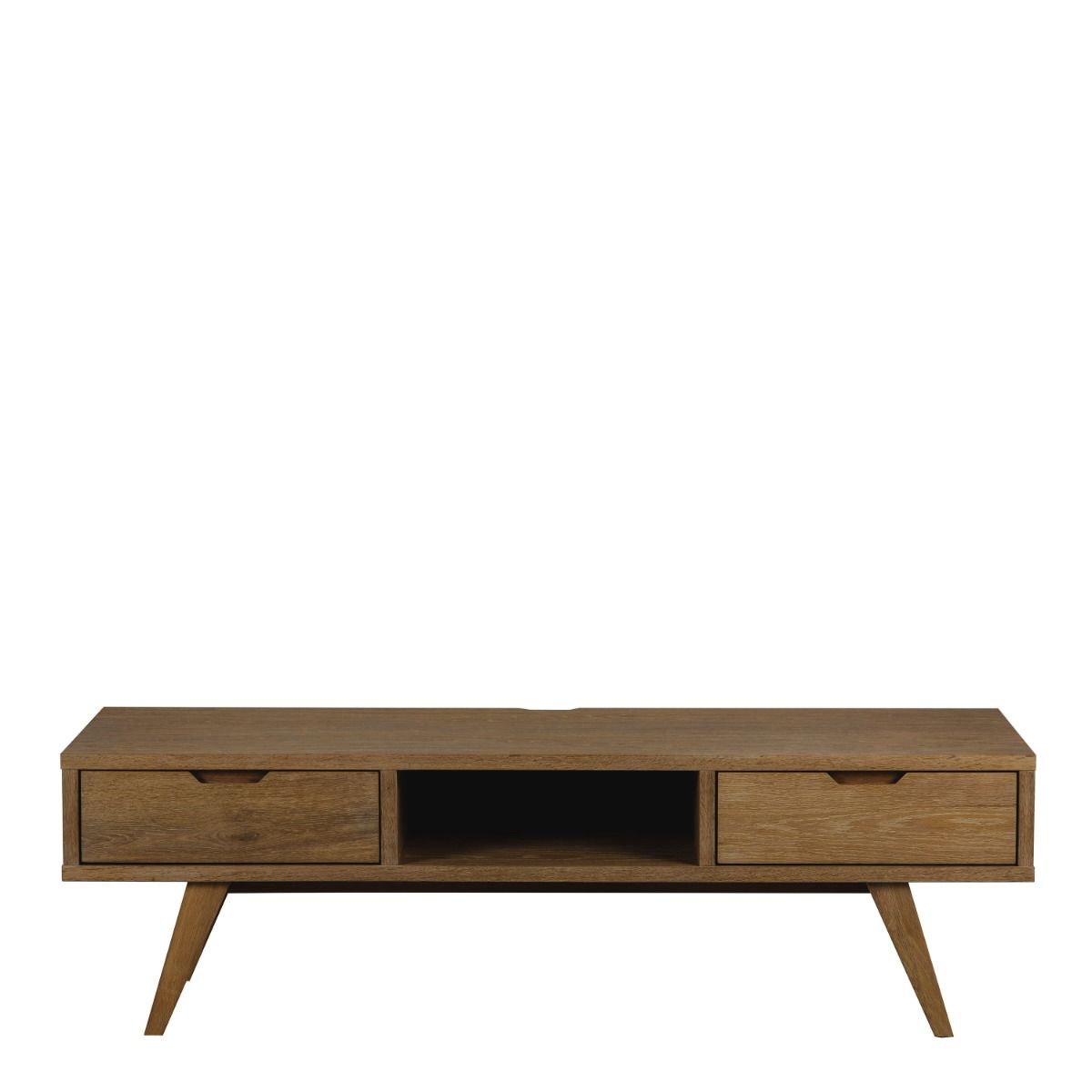 A-Line TV Unit with 2 Drawers