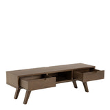 A-Line TV Unit with 2 Drawers