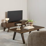 A-Line TV Unit with 2 Drawers