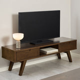 A-Line TV Unit with 2 Drawers