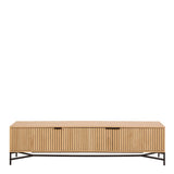 Jaipur TV Unit With 3 Doors 176cm Wide in Brown