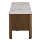 Southampton TV Unit 2 Doors 1 Shelf in Ceramic Cream