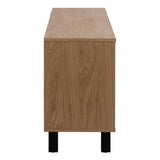 Brighton 3 Door Sideboard in Brown with Herringbone Effect