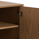 Brighton 3 Door Sideboard in Brown with Herringbone Effect