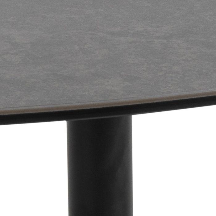 Barnsley Black Ceramic Coffee Table 100x95x41 cm