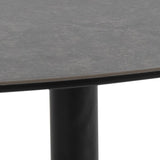 Barnsley Black Ceramic Coffee Table 100x95x41 cm