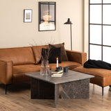 Vega Square Coffee Table with Marble Top 90cm