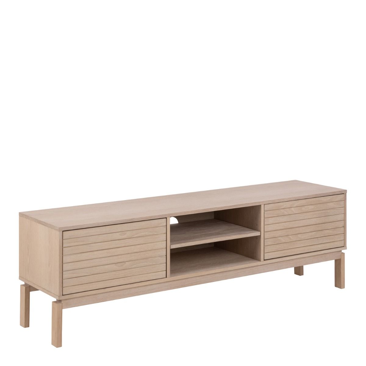 Linley 2 Door TV Unit in Light Brown