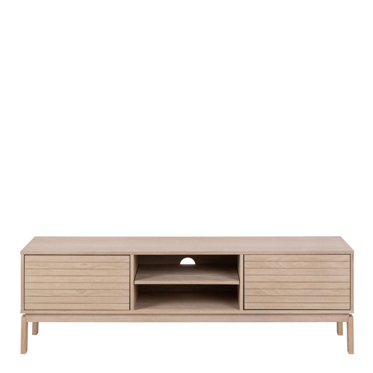 Linley 2 Door TV Unit in Light Brown