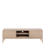 Linley 2 Door TV Unit in Light Brown