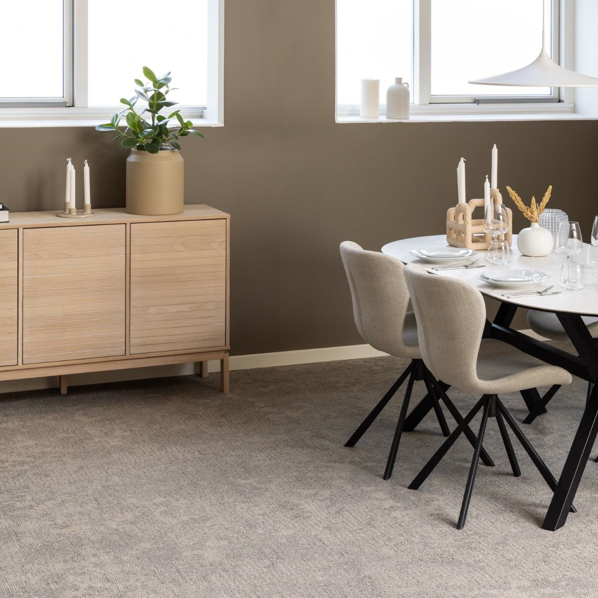 Linley 3 Door Sideboard in Light Brown