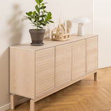 Linley 4 Door Sideboard in Light Brown