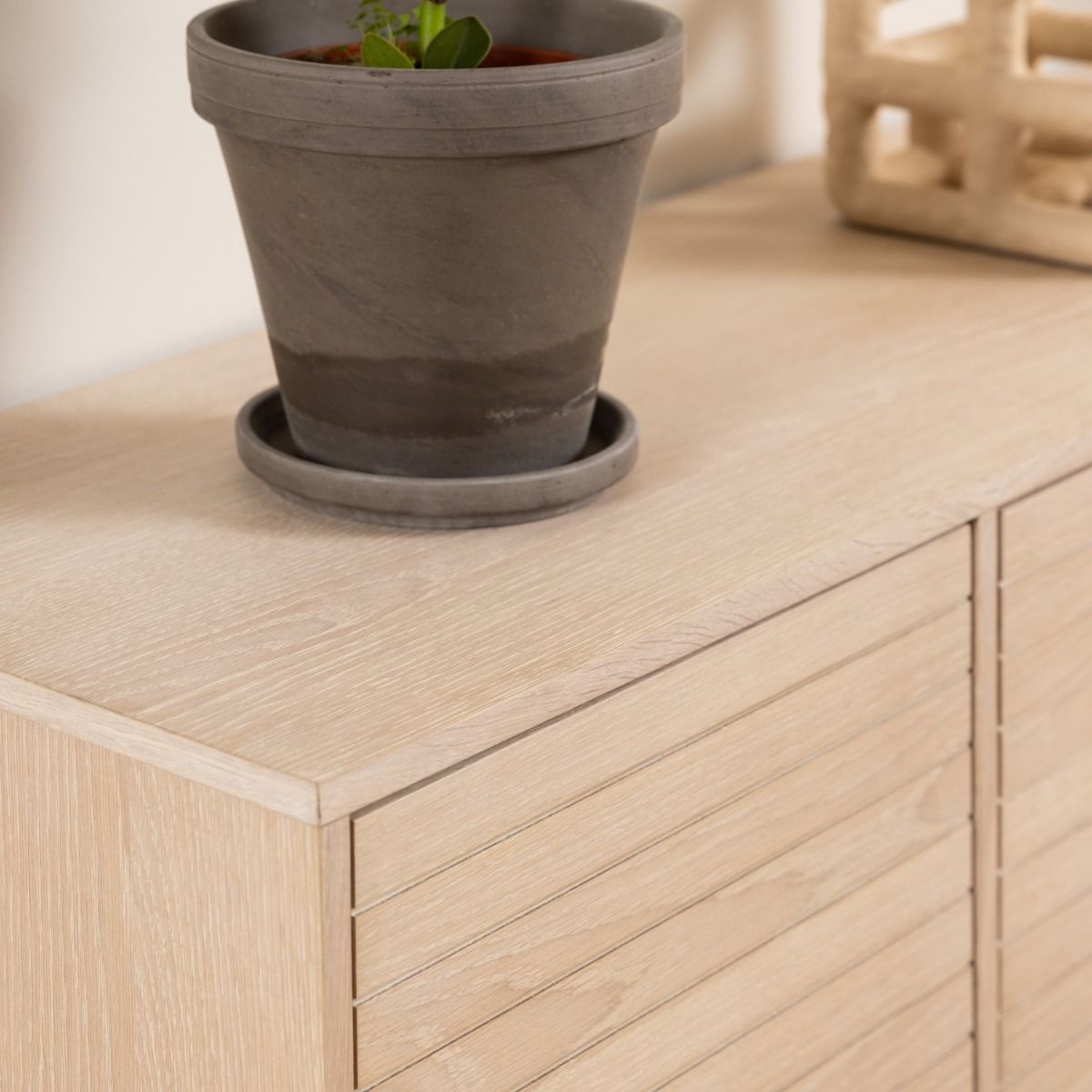 Linley 4 Door Sideboard in Light Brown
