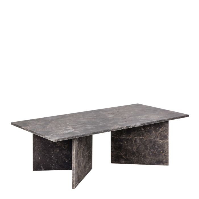 Vega Rectangular Coffee Table with Marble Top 140cm