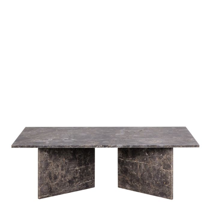Vega Rectangular Coffee Table with Marble Top 140cm