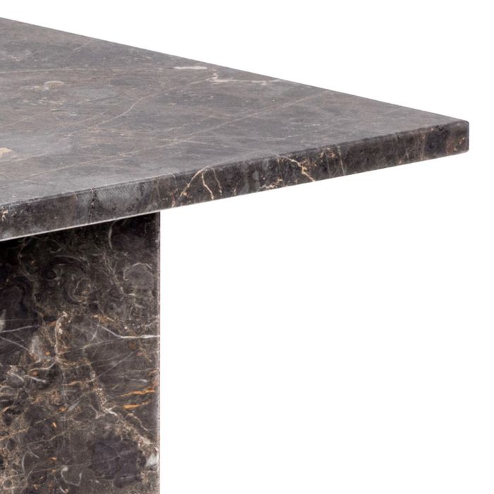 Vega Rectangular Coffee Table with Marble Top 140cm
