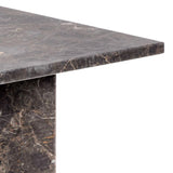 Vega Rectangular Coffee Table with Marble Top 140cm