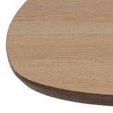 Caracas Square Coffee Table in Brown and Matt Black