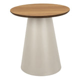Soli Round Coffee Table in Brown/Grey 45x48cm