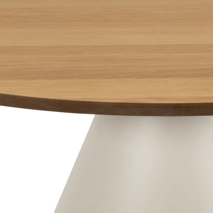 Soli Round Coffee Table in Brown/Grey 85x40cm