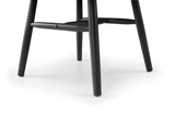 Alassio Spindle Back Dining Chair - Black