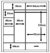 Arti 24 - 2 Sliding Door Wardrobe 200cm