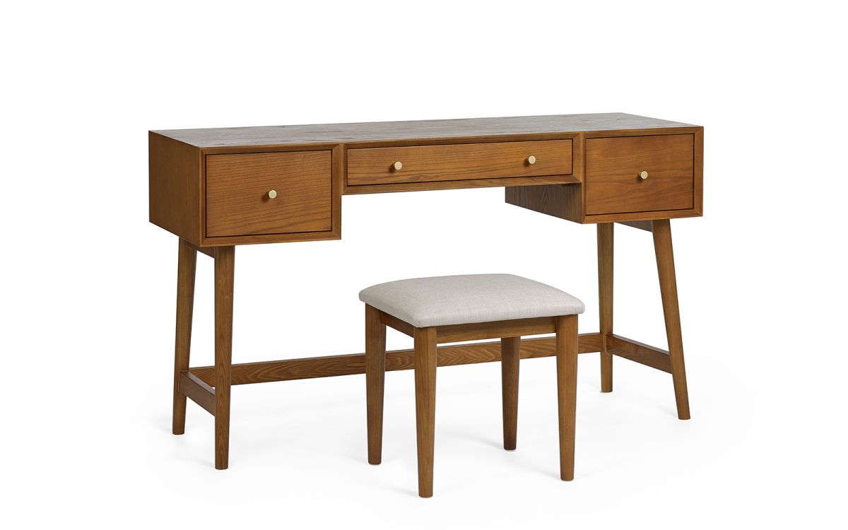 Lowry Dressing Table + Stool Set