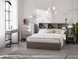 Bali Ottoman Storage Bed - Grey Oak