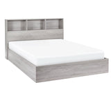 Bali Ottoman Storage Bed - Grey Oak