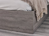 Bali Ottoman Storage Bed - Grey Oak