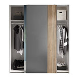 Berno Sliding 2 Door Wardrobe With Mirror
