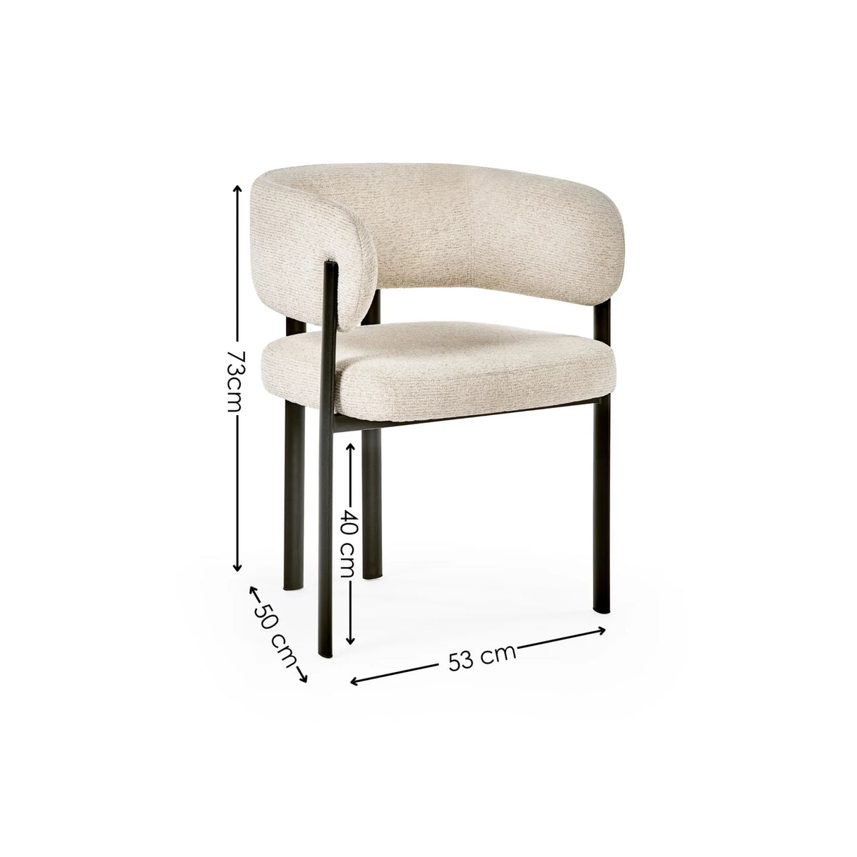 Set of 2 Bolivia Dining Chairs