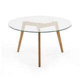 Bryant Round Glass Coffee Table