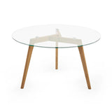 Bryant Round Glass Coffee Table