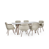 Set of 2 Callisto Swivel Dining Chairs