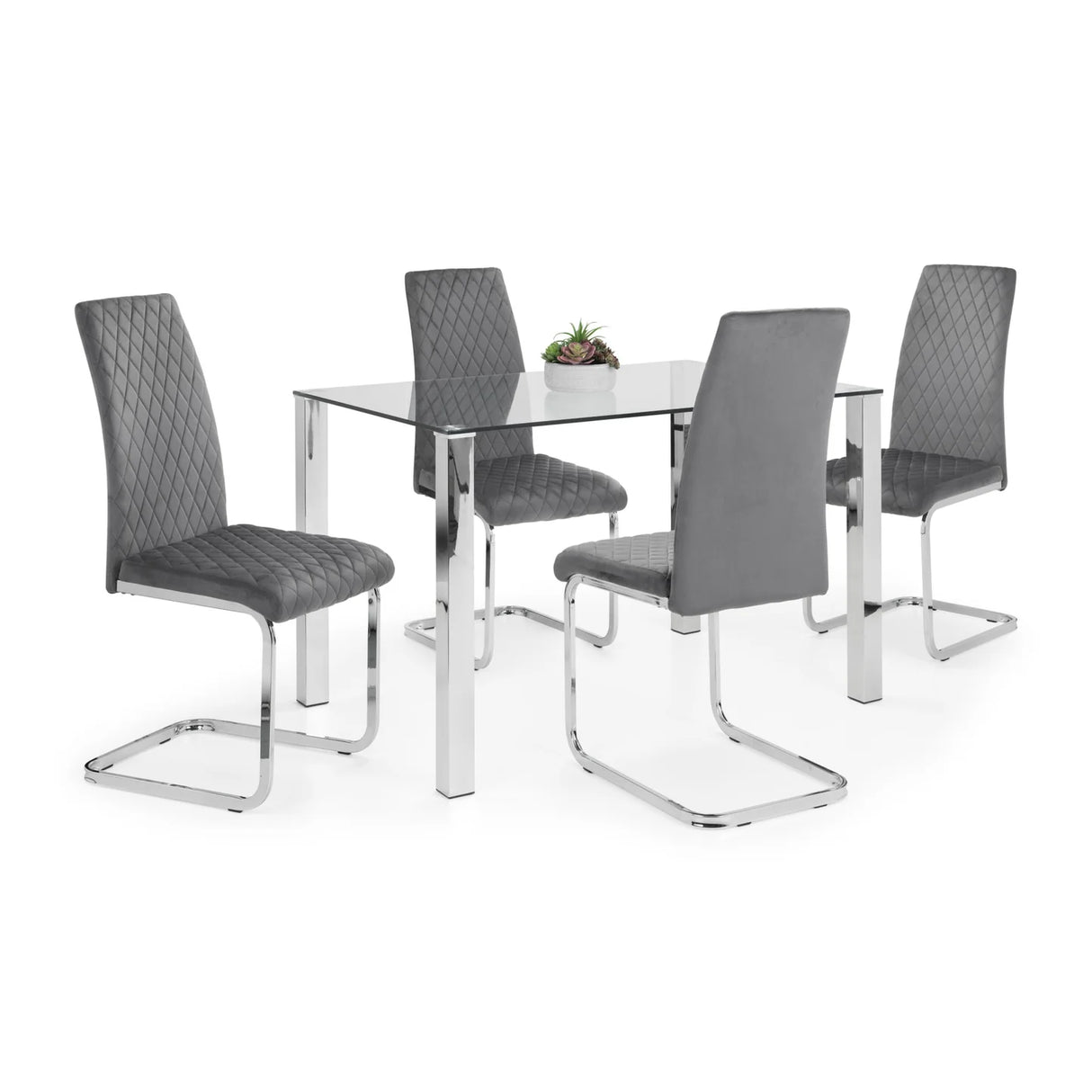 Calabria Cantilever Chairs (Set of 4)