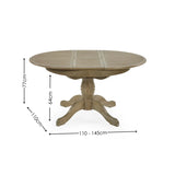 Camille Round Extending Table
