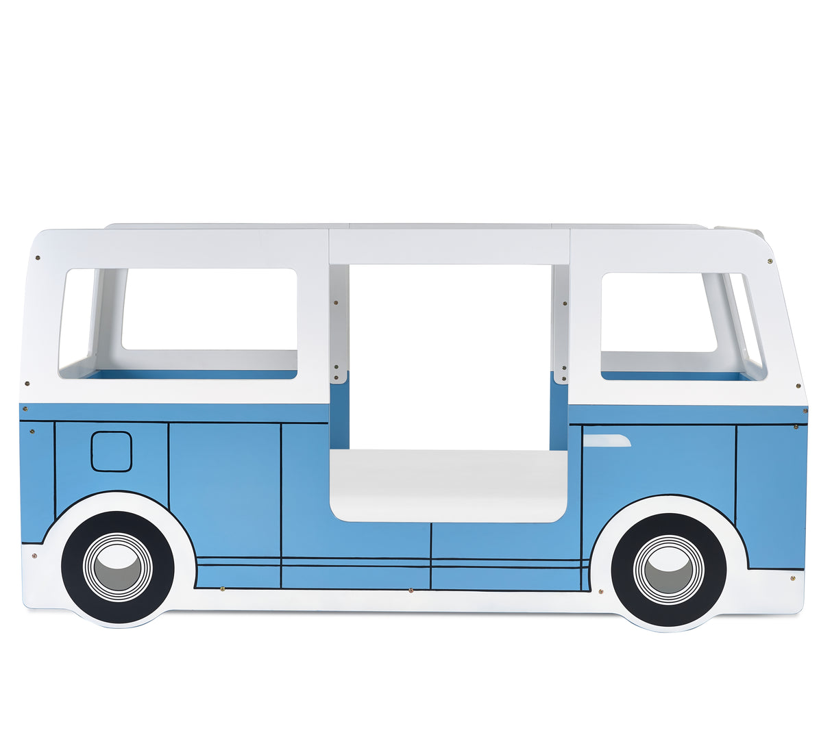 Campervan Bed - Light Blue