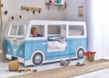 Campervan Bed - Light Blue