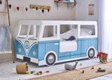 Campervan Bed - Light Blue