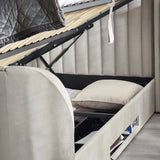 Clara Side Lift-Up Ottoman Storage Tv Bed