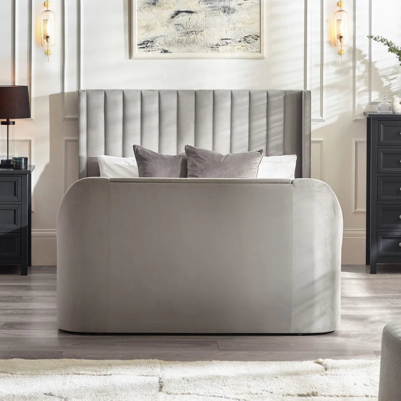 Clara Side Lift-Up Ottoman Storage Tv Bed