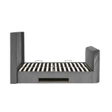 Clara Side Lift-Up Ottoman Storage Tv Bed