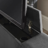 Clara Side Lift-Up Ottoman Storage Tv Bed