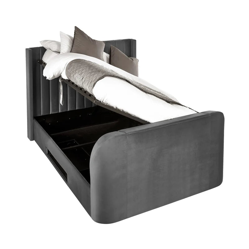 Clara Side Lift-Up Ottoman Storage Tv Bed
