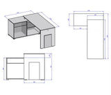 Como 60 Corner Desk 110cm