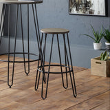 Dalston Round Bar Stools (Set of 2)