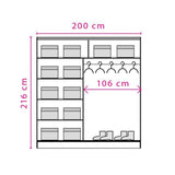 Dome DO8 Sliding Door Wardrobe